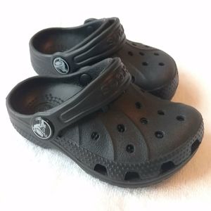 Toddler Crocs Black Size 4/5c